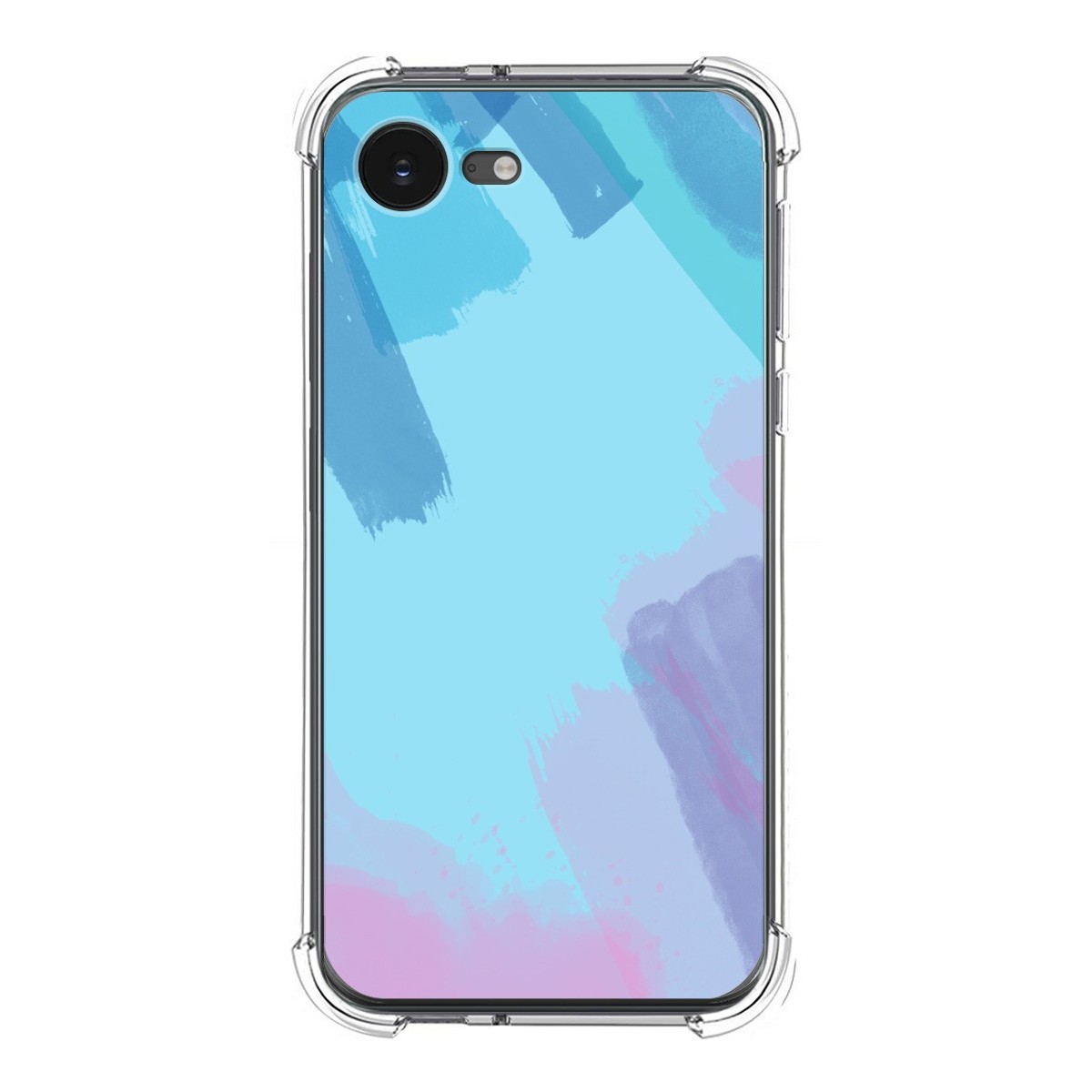Funda Silicona Antigolpes para iPhone 16e (6.1) diseño Acuarela 10 Dibujos