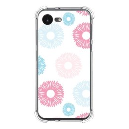 Funda Silicona Antigolpes para iPhone 16e (6.1) diseño Flores 06 Dibujos