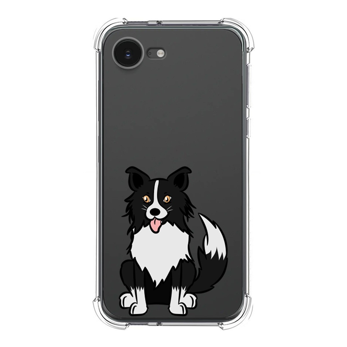 Funda Silicona Antigolpes para iPhone 16e (6.1) diseño Perros 01 Dibujos