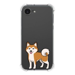 Funda Silicona Antigolpes para iPhone 16e (6.1) diseño Perros 02 Dibujos