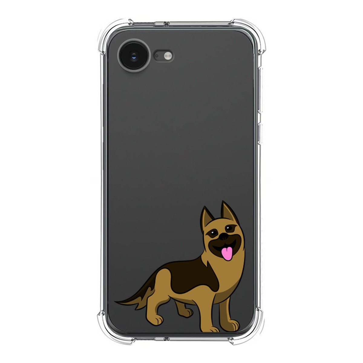 Funda Silicona Antigolpes para iPhone 16e (6.1) diseño Perros 03 Dibujos