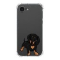 Funda Silicona Antigolpes para iPhone 16e (6.1) diseño Perros 04 Dibujos
