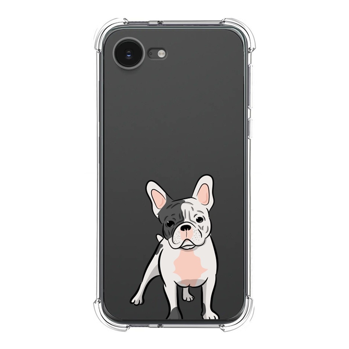 Funda Silicona Antigolpes para iPhone 16e (6.1) diseño Perros 06 Dibujos