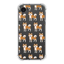 Funda Silicona Antigolpes para iPhone 16e (6.1) diseño Perros 08 Dibujos