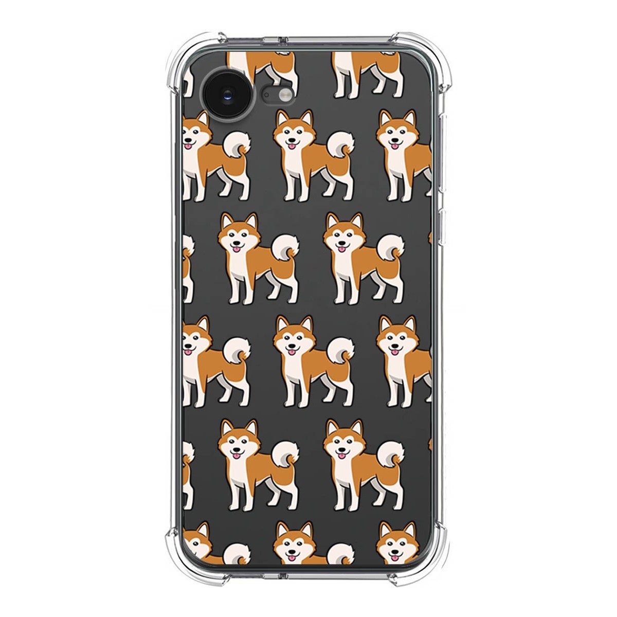 Funda Silicona Antigolpes para iPhone 16e (6.1) diseño Perros 08 Dibujos