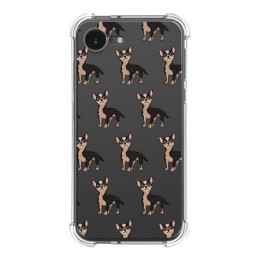 Funda Silicona Antigolpes para iPhone 16e (6.1) diseño Perros 11 Dibujos