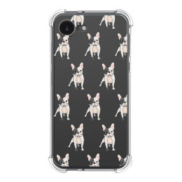 Funda Silicona Antigolpes para iPhone 16e (6.1) diseño Perros 12 Dibujos