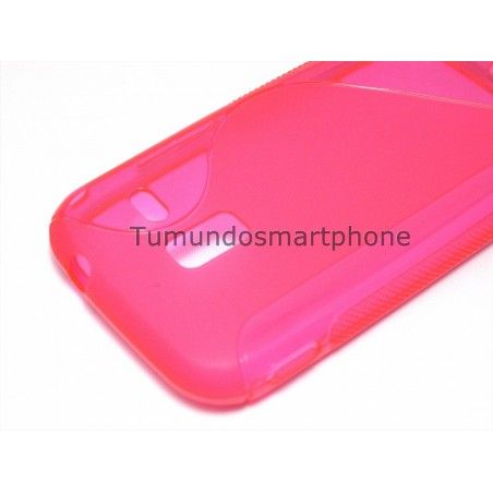Funda Gel Tpu Galaxy Ace 2 I8160 S Line Color Rosa