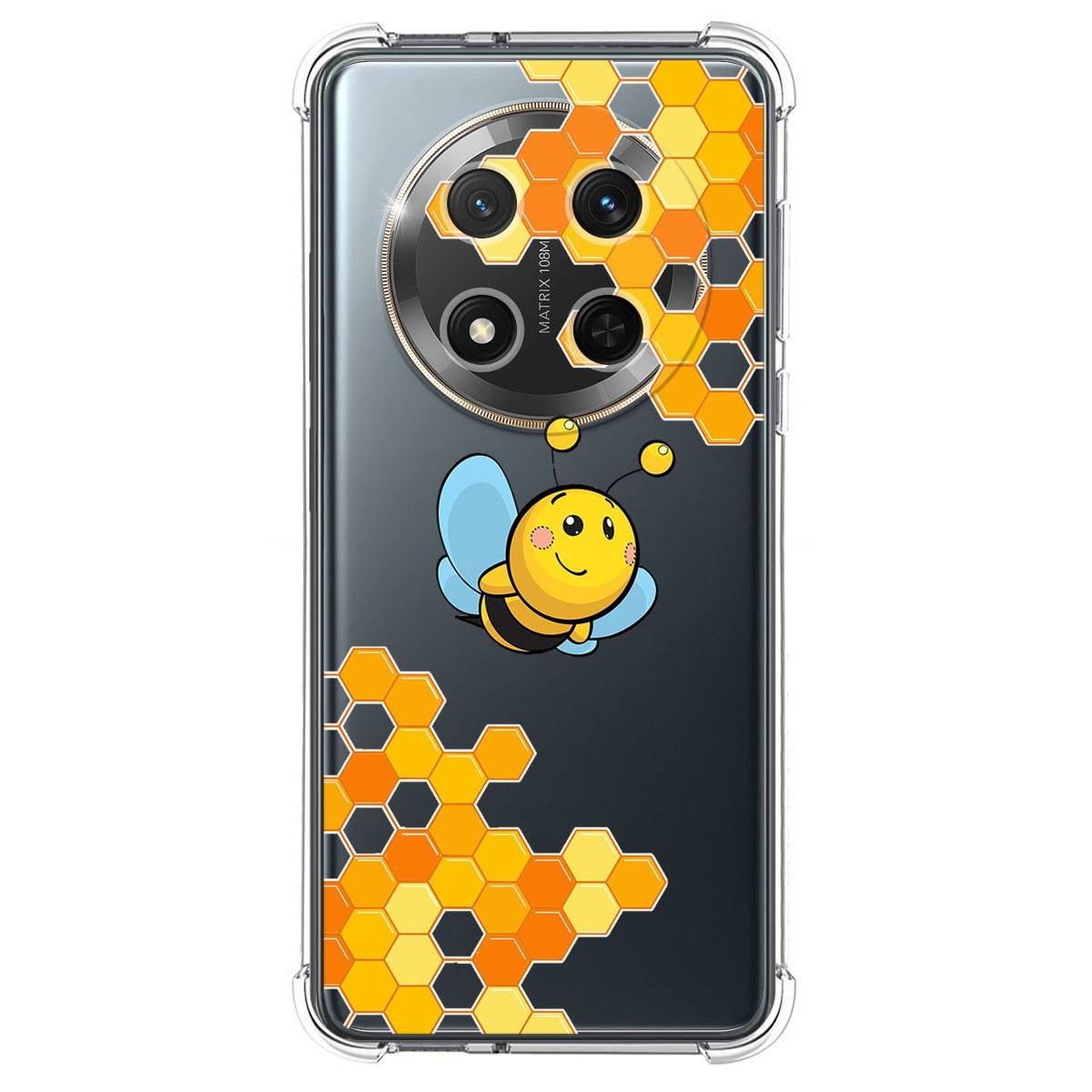 Funda Silicona Antigolpes para Huawei Honor Magic 7 Lite 5G diseño Abeja Dibujos