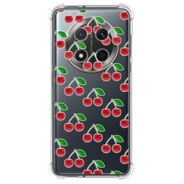Funda Silicona Antigolpes para Huawei Honor Magic 7 Lite 5G diseño Cerezas Dibujos