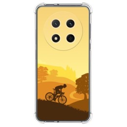 Funda Silicona Antigolpes para Huawei Honor Magic 7 Lite 5G diseño Ciclista Dibujos
