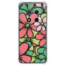 Funda Silicona Antigolpes para Huawei Honor Magic 7 Lite 5G diseño Flores 02 Dibujos
