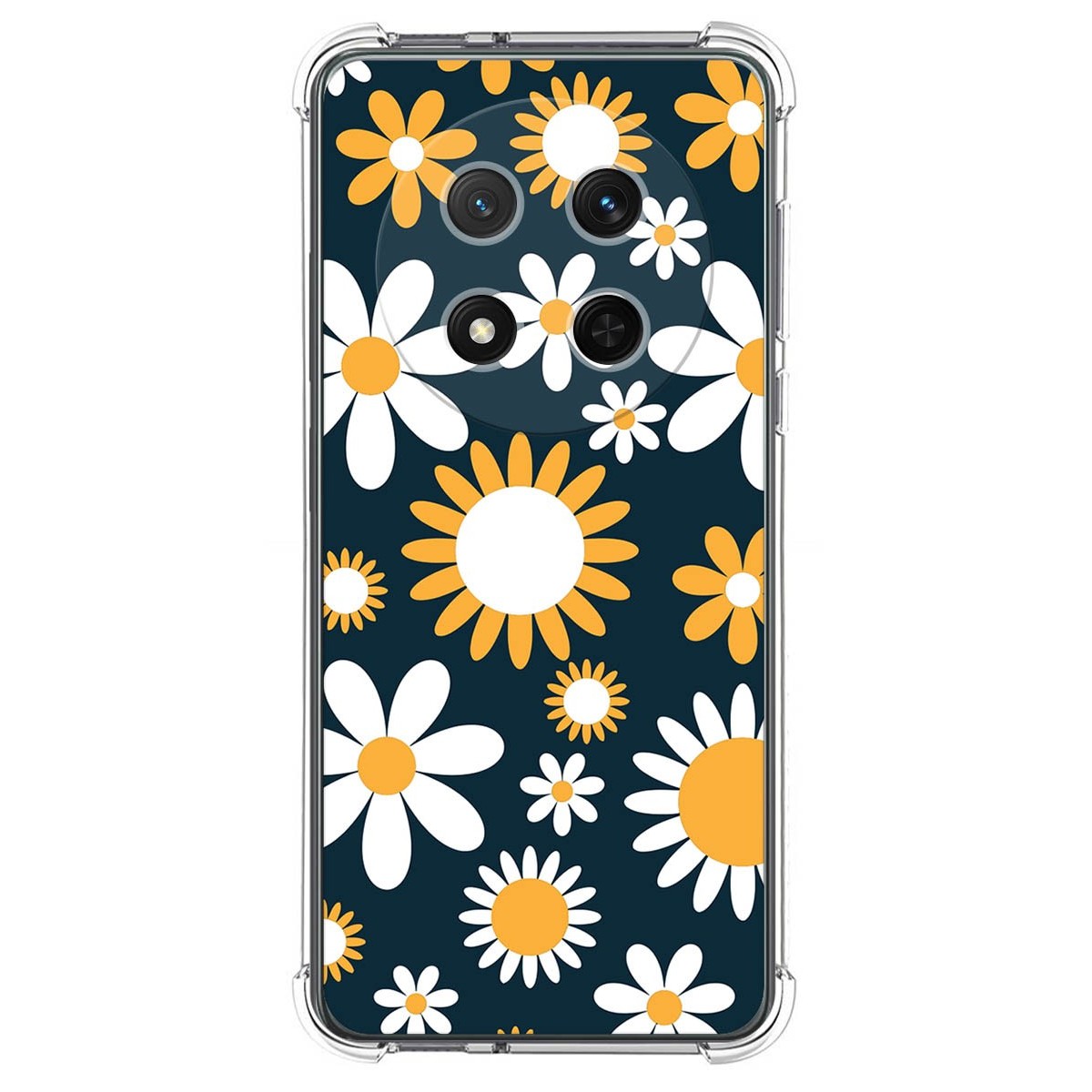 Funda Silicona Antigolpes para Huawei Honor Magic 7 Lite 5G diseño Flores 08 Dibujos