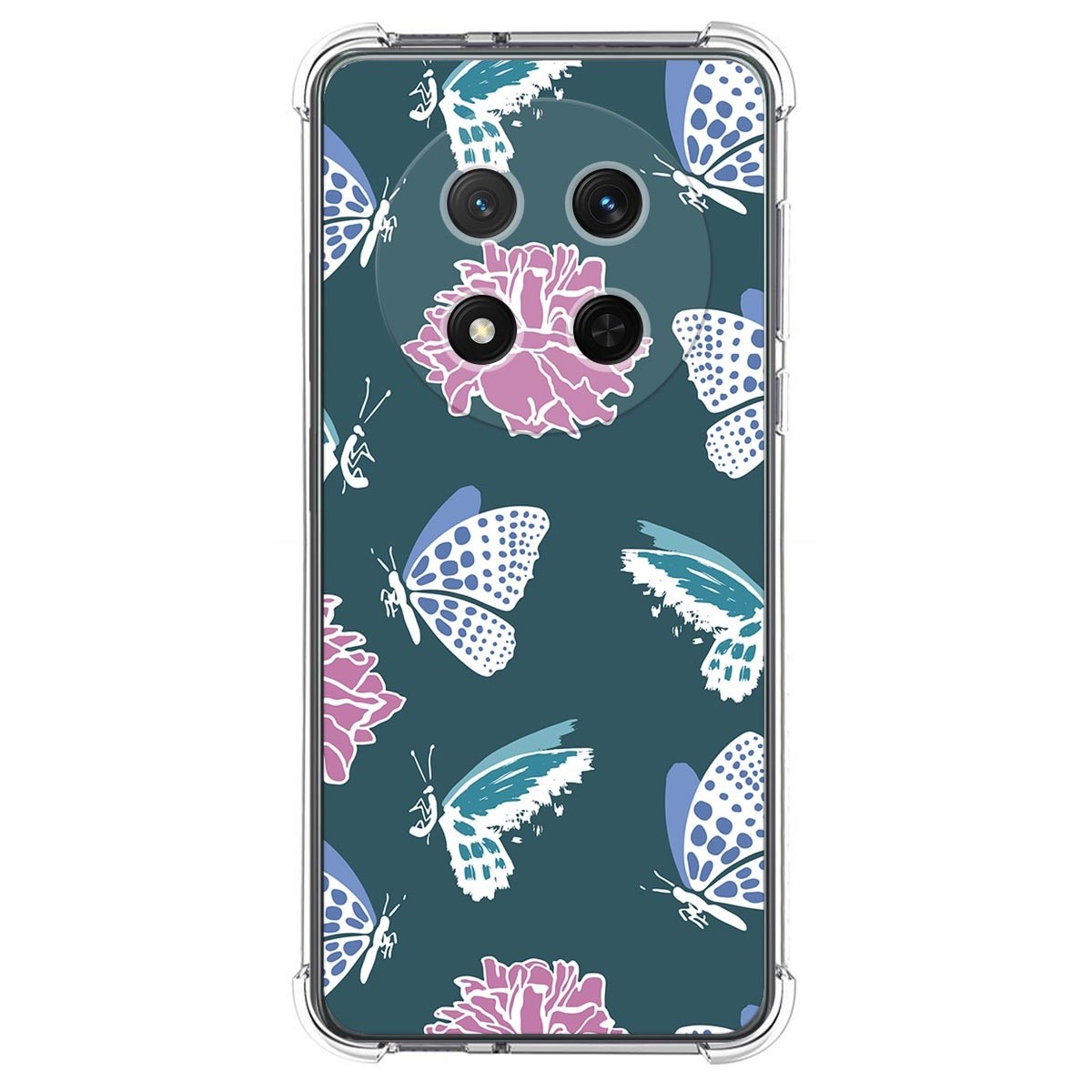 Funda Silicona Antigolpes para Huawei Honor Magic 7 Lite 5G diseño Flores 10 Dibujos