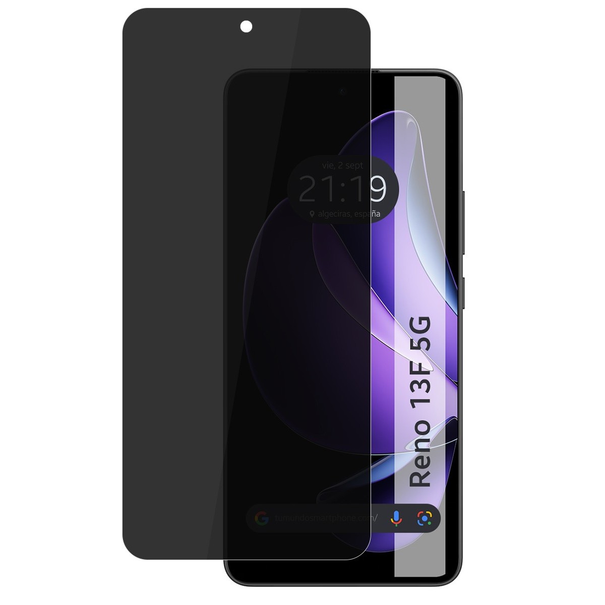 Protector Pantalla Hidrogel Privacidad Antiespías para Oppo Reno 13F 4G / 13 F 5G