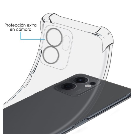 Funda Silicona Antigolpes Transparente para Oppo Reno 13F 4G / 13 F 5G