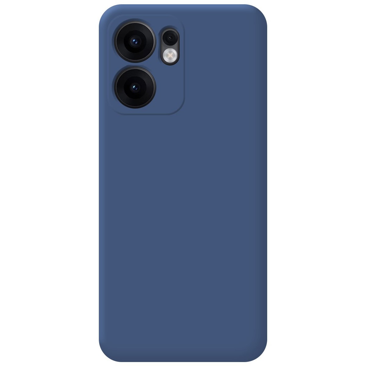 Funda Silicona Líquida Ultra Suave para Oppo Reno 13F 4G / 13 F 5G color Azul