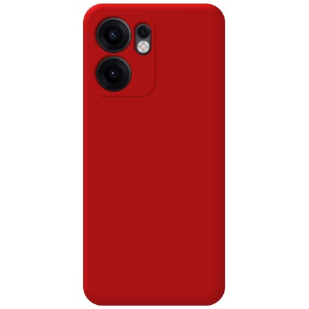 Funda Silicona Líquida Ultra Suave para Oppo Reno 13F 4G / 13 F 5G color Roja