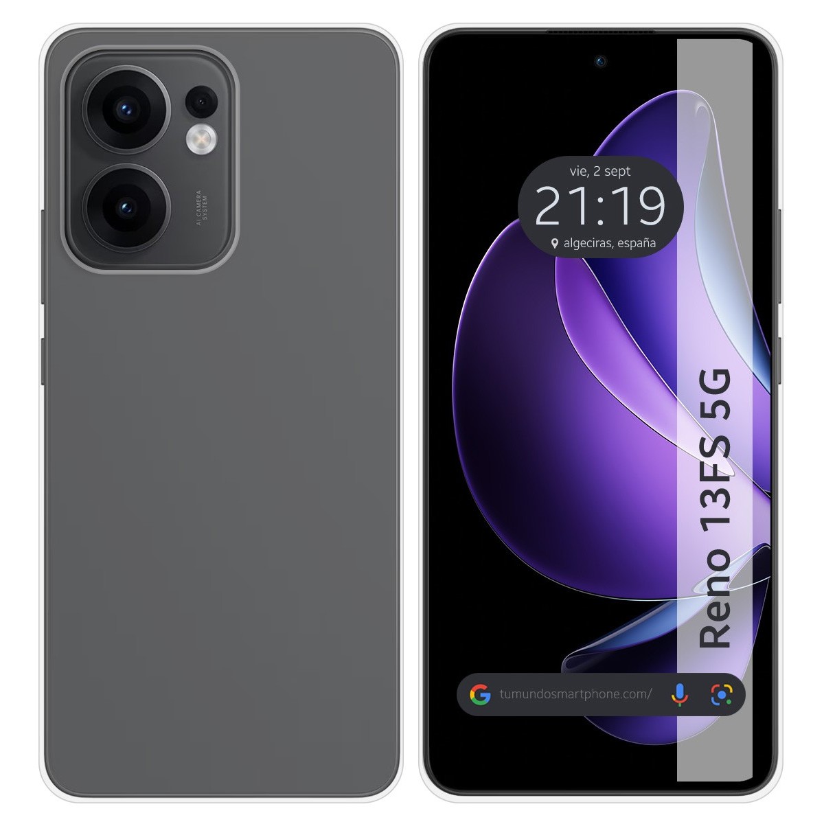 Funda Silicona Gel TPU Transparente para Oppo Reno 13FS 4G / 13 FS 5G