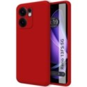 Funda Silicona Líquida Ultra Suave para Oppo Reno 13FS 4G / 13 FS 5G color Roja
