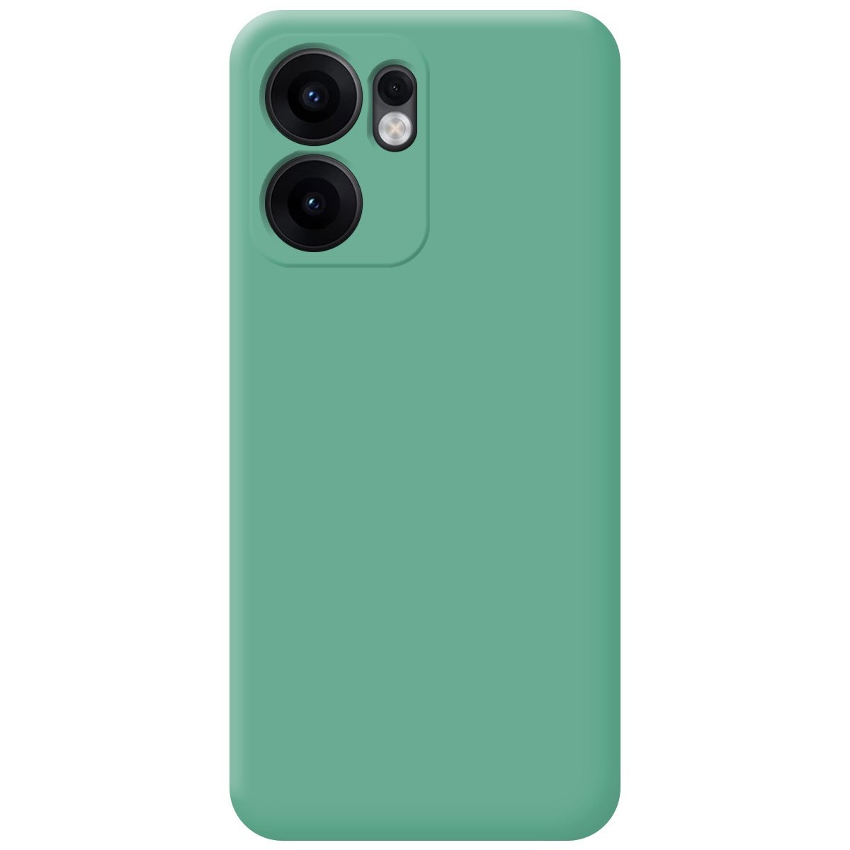 Funda Silicona Líquida Ultra Suave para Oppo Reno 13FS 4G / 13 FS 5G color Verde