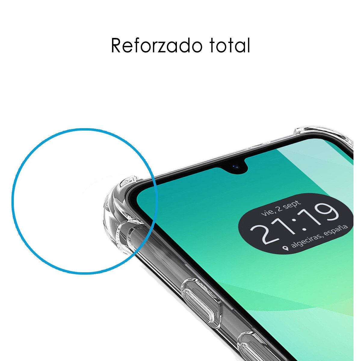 Funda Silicona Antigolpes Transparente para Samsung Galaxy A26 5G