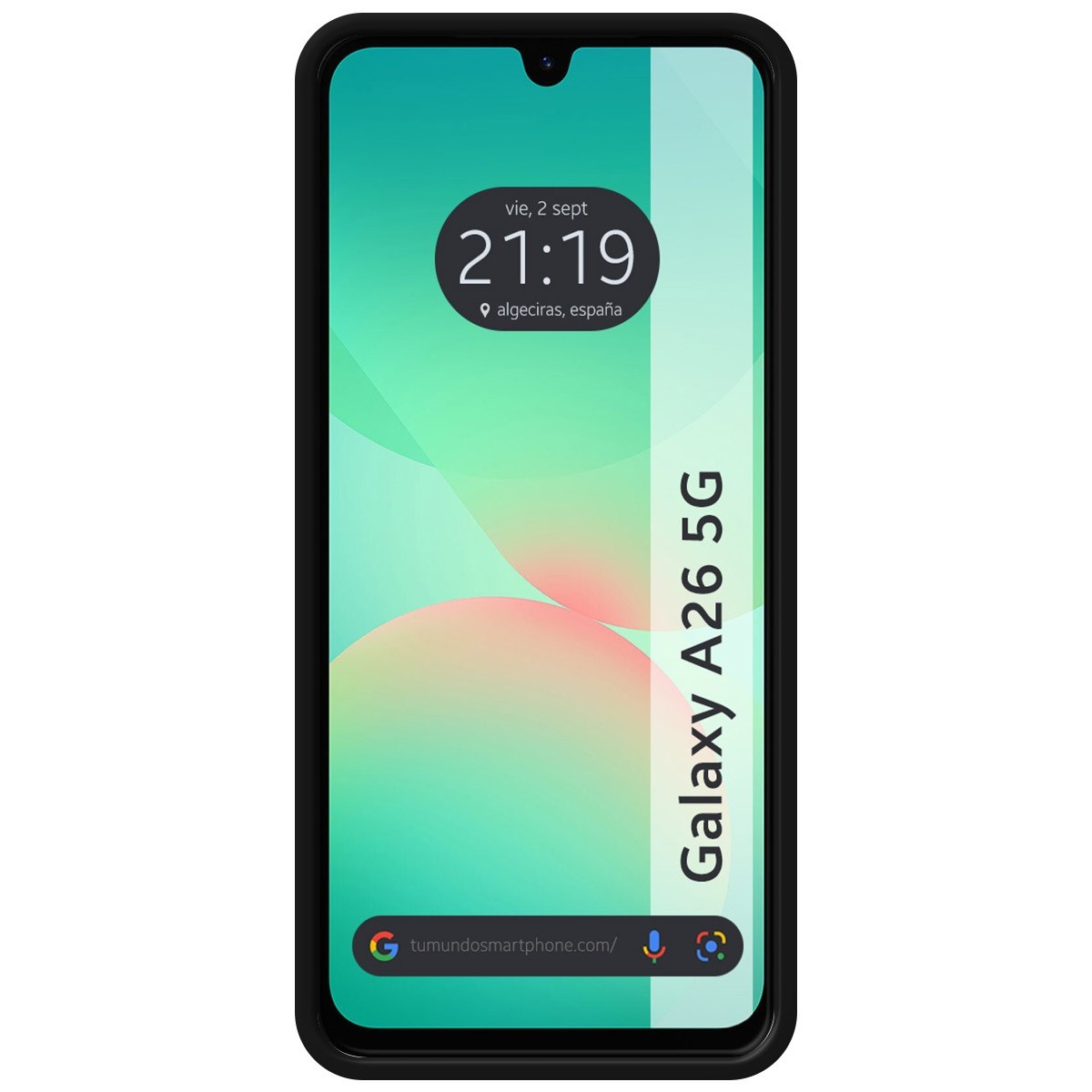 Funda Silicona Líquida Ultra Suave para Samsung Galaxy A26 5G color Negra