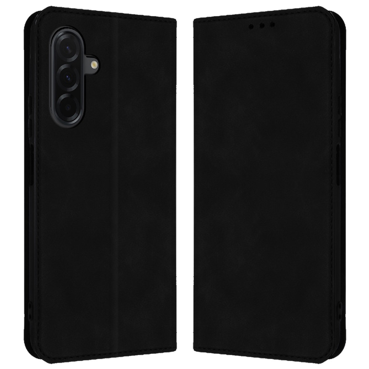 Funda Libro de Polipiel con tarjetero para Samsung Galaxy A26 5G color Negra