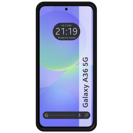 Funda Silicona Líquida Ultra Suave para Samsung Galaxy A36 5G color Negra