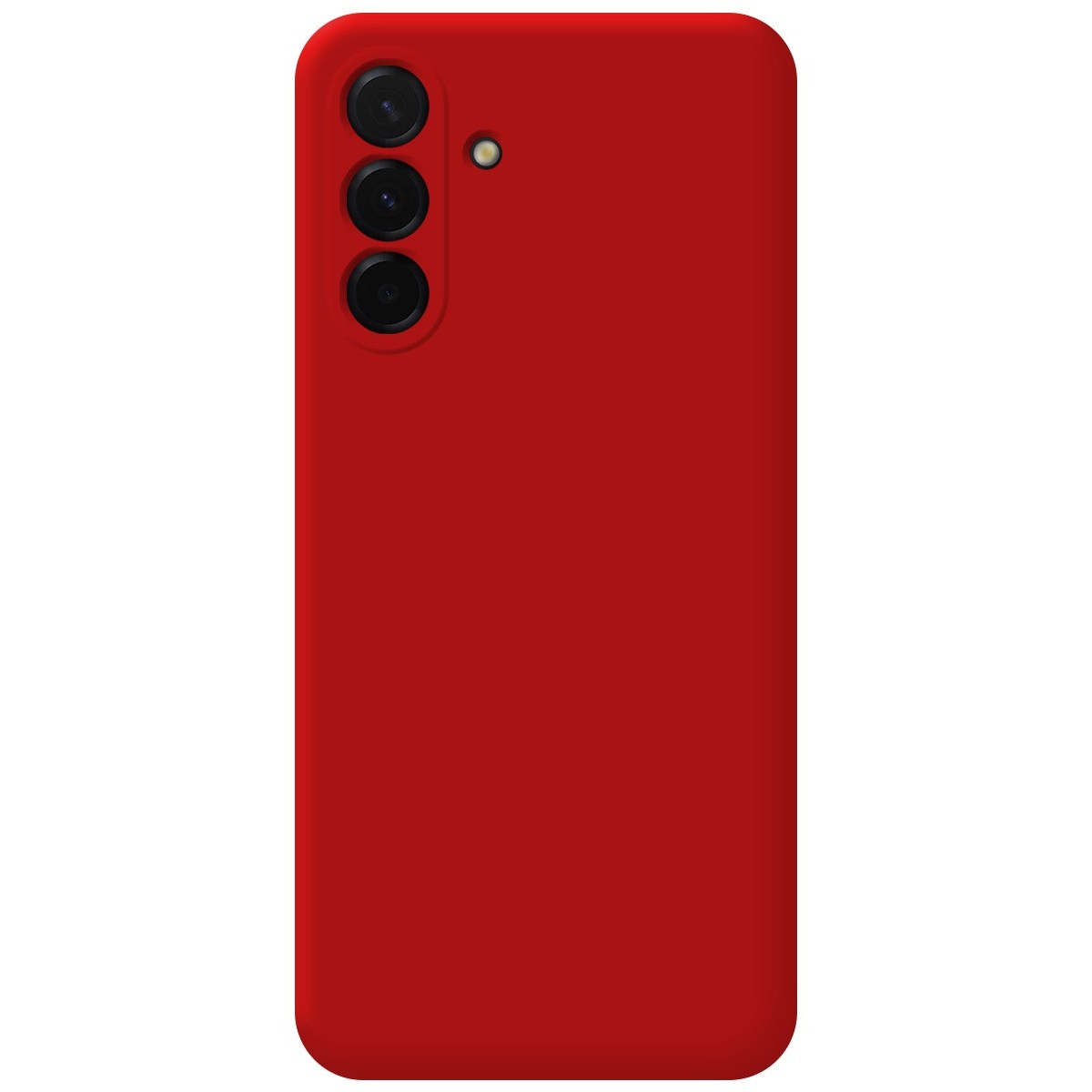 Funda Silicona Líquida Ultra Suave para Samsung Galaxy A36 5G color Roja