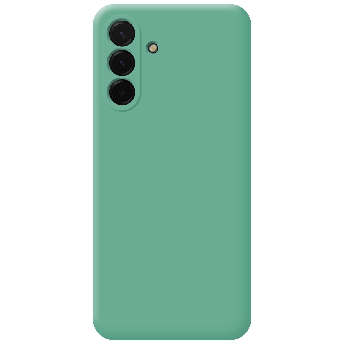 Funda Silicona Líquida Ultra Suave para Samsung Galaxy A36 5G color Verde