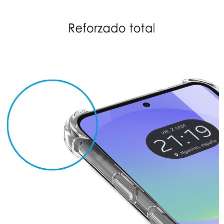 Funda Silicona Antigolpes Transparente para Samsung Galaxy A56 5G