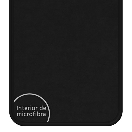 Funda Silicona Líquida Ultra Suave para Samsung Galaxy A56 5G color Negra