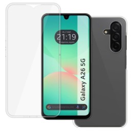 Funda Doble Transparente Pc + Tpu Full Body 360 para Samsung Galaxy A26 5G 2