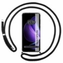 Funda Colgante Transparente para Oppo Reno 13FS 4G / 13 FS 5G con Cordon Negro