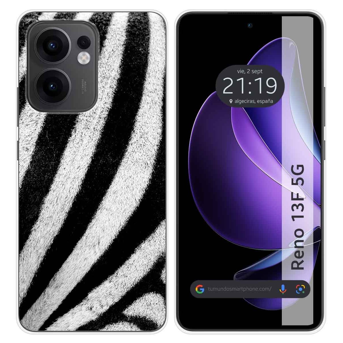 Funda Silicona para Oppo Reno 13F 4G / 13 F 5G diseño Animal 02 Dibujos