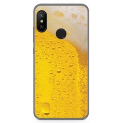 Funda Gel Tpu para Xiaomi Redmi 6 Pro / Mi A2 Lite Diseño Cerveza Dibujos