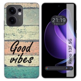 Funda Silicona para Oppo Reno 13F 4G / 13 F 5G diseño Madera 01 Dibujos