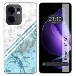 Funda Silicona para Oppo Reno 13F 4G / 13 F 5G diseño Mármol 02 Dibujos