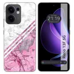 Funda Silicona para Oppo Reno 13F 4G / 13 F 5G diseño Mármol 03 Dibujos