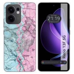 Funda Silicona para Oppo Reno 13F 4G / 13 F 5G diseño Mármol 08 Dibujos
