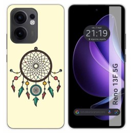Funda Silicona para Oppo Reno 13F 4G / 13 F 5G diseño Atrapasueños Dibujos
