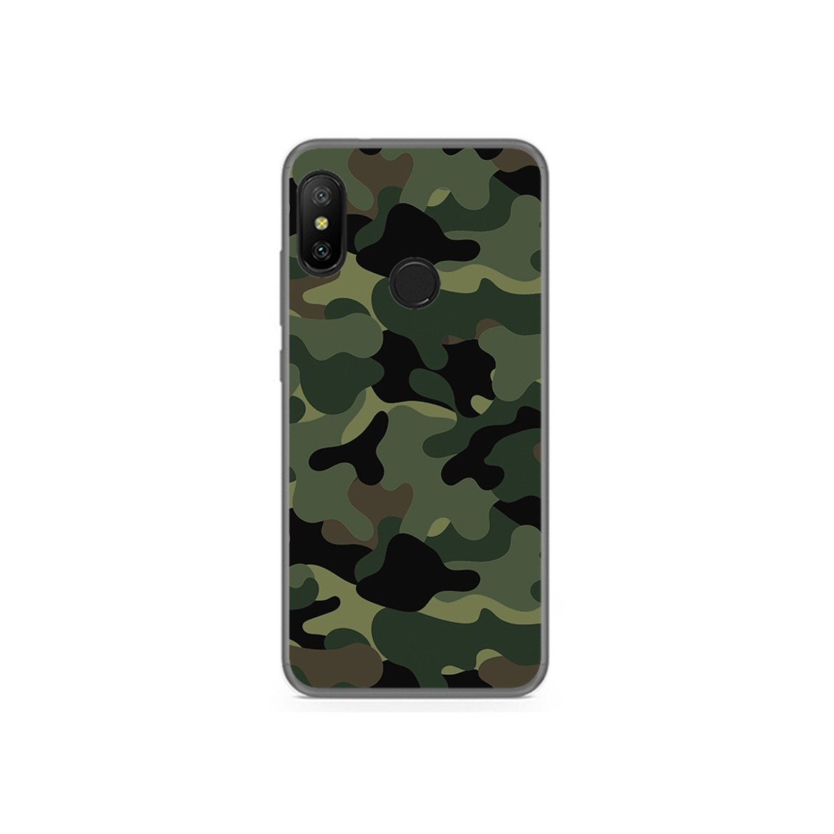 Funda Gel Tpu para Xiaomi Redmi 6 Pro / Mi A2 Lite Diseño Camuflaje Dibujos