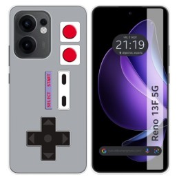 Funda Silicona para Oppo Reno 13F 4G / 13 F 5G diseño Consola Dibujos