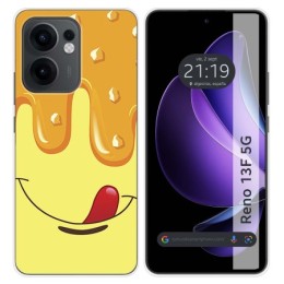 Funda Silicona para Oppo Reno 13F 4G / 13 F 5G diseño Helado Vainilla Dibujos