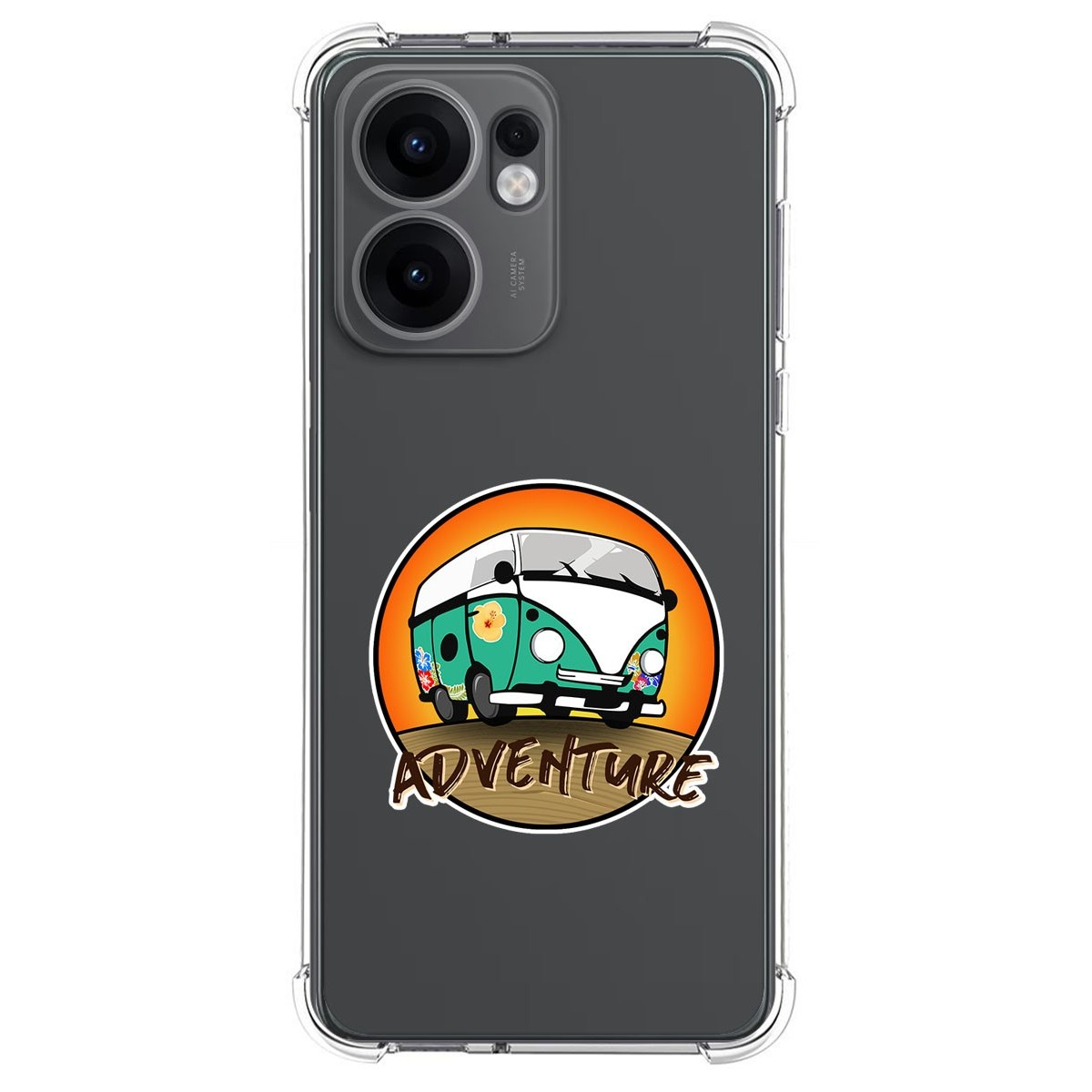 Funda Silicona Antigolpes para Oppo Reno 13F 4G / 13 F 5G diseño Adventure Dibujos