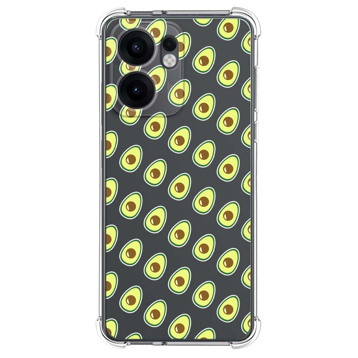 Funda Silicona Antigolpes para Oppo Reno 13F 4G / 13 F 5G diseño Aguacate Dibujos