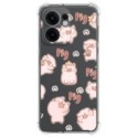 Funda Silicona Antigolpes para Oppo Reno 13F 4G / 13 F 5G diseño Cerdos Dibujos