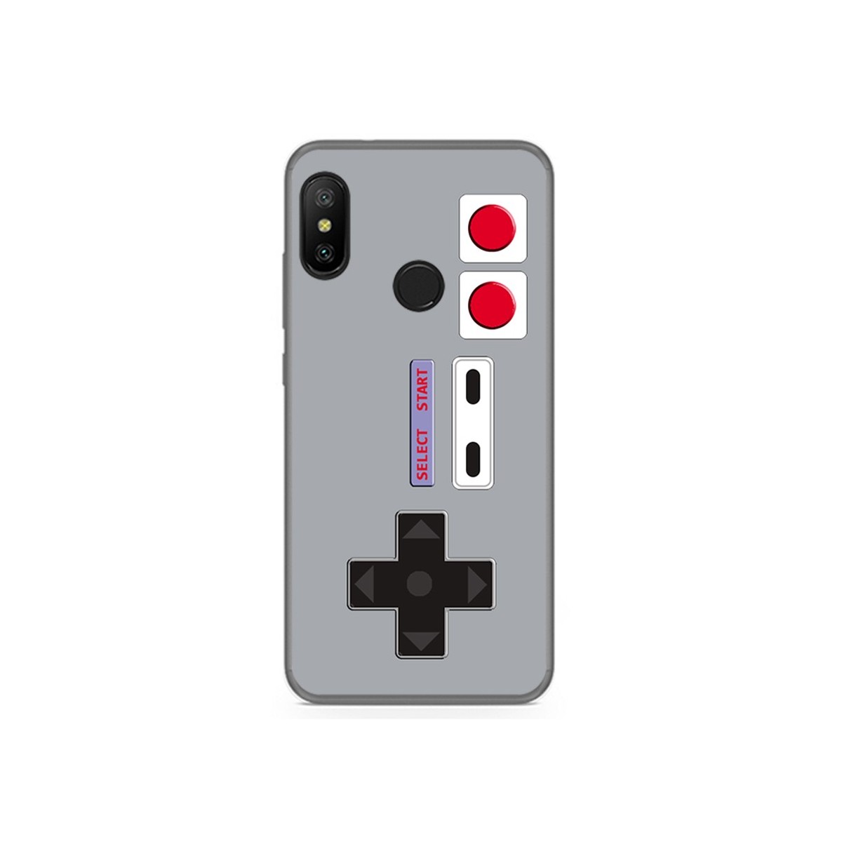 Funda Gel Tpu para Xiaomi Redmi 6 Pro / Mi A2 Lite Diseño Consola Dibujos