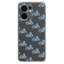 Funda Silicona Antigolpes para Oppo Reno 13F 4G / 13 F 5G diseño Scooter Dibujos